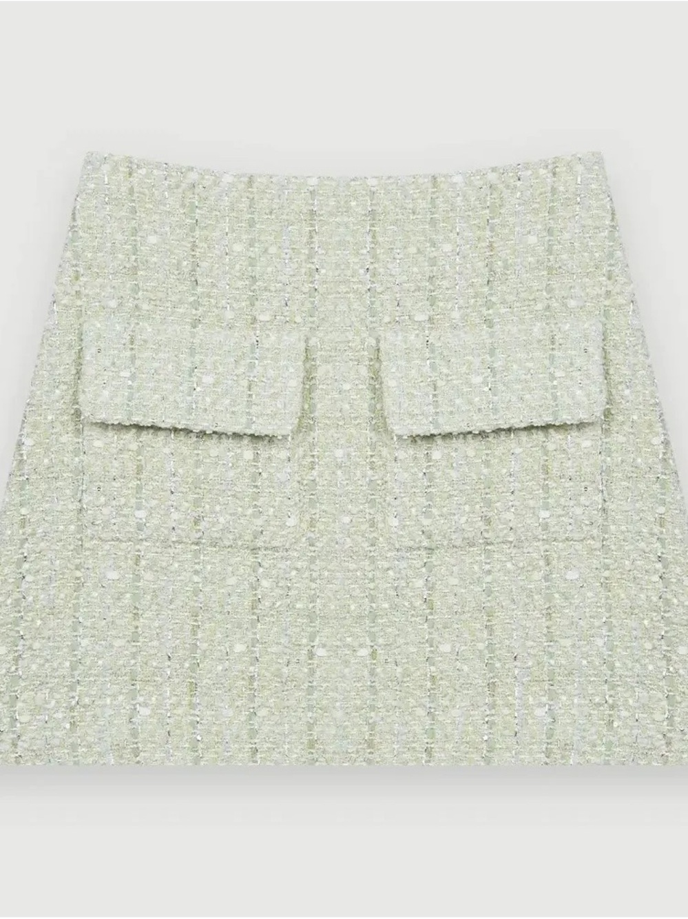 NWT Maje Jinova Tweed Mini Skirt with Front Pockets - Picture 5 of 16